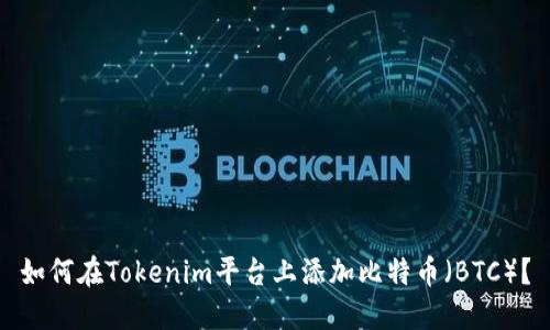 如何在Tokenim平臺上添加比特幣（BTC）？