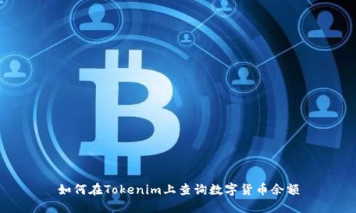 如何在Tokenim上查詢數(shù)字貨幣余額